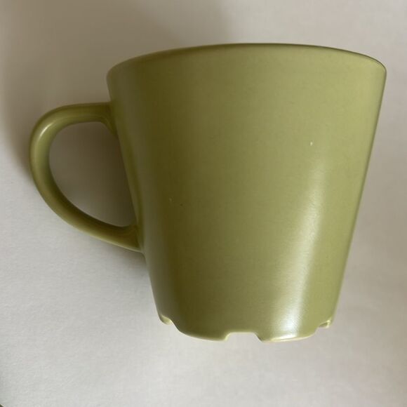 IKEA Set of 4 Dinera Green Matte Stoneware Cups and Saucers - Picture 4 of 9